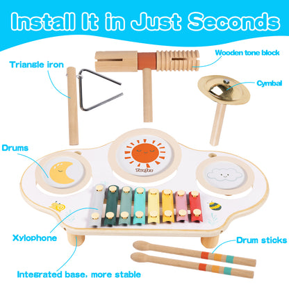 9 in 1 Baby Drum Set