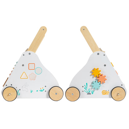 Wooden Baby Walker with Music Box