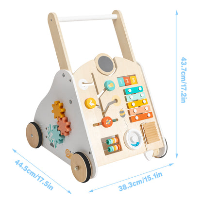 Wooden Baby Walker with Music Box